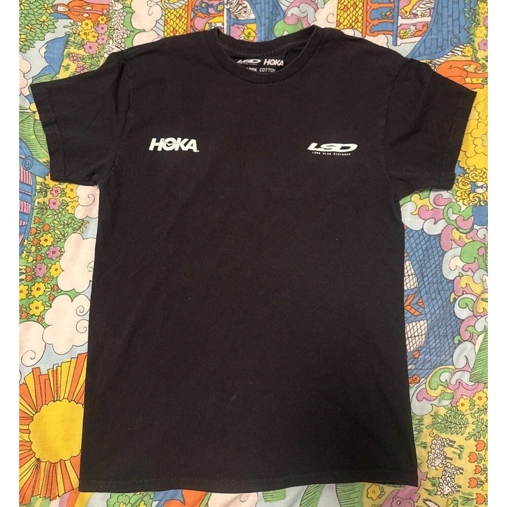 Hoka x LSD Long Slow Distance 3 Mile Domo Run Shirt Los Angeles 2024 Sz S